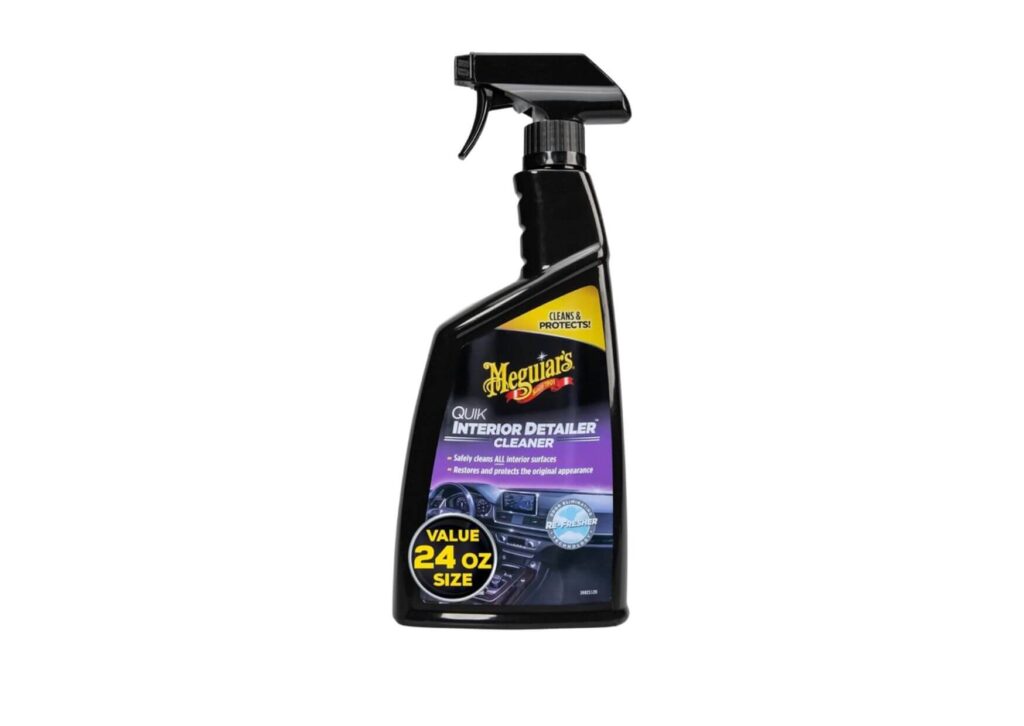 Meguiar's Quik Interior Detailer - Perfect for Car Interior Detailing - Quick and Easy Cleaning that's Safe on Plastic, Vinyl, Leather and More - Car Interior Cleaner and Protectant - 24 Oz